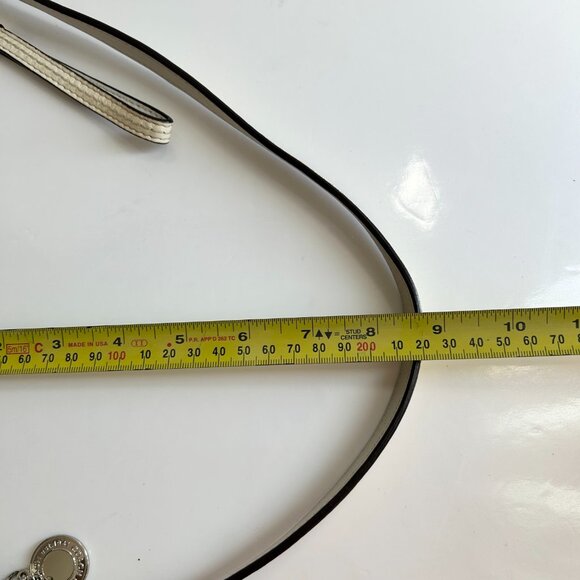 Coach Canvas Signature C Logo Shoulder Bag in Tan/Beige/Brown - Picture 12 of 16